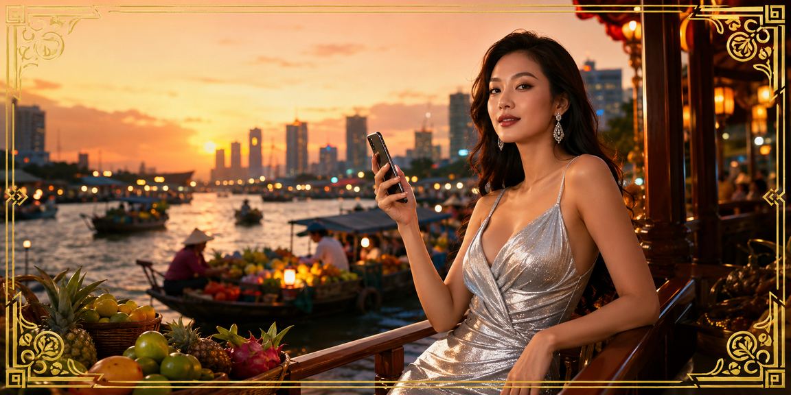 Khung cảnh trải nghiệm game casino trên di động của người chơi Việt tại rrwin