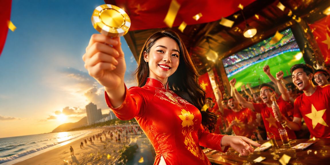Người chơi đặt cược bóng đá tại Vũng Tàu trong trang phục áo dài truyền thống
